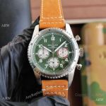 Clone Breitling Aviator 8 Chronograph Men Watches Green Dial 43mm